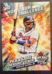 Ronald Acuna Jr. Baseball Cards 2024 Topps Home Run Challenge Prices
