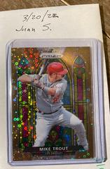 Mike Trout [Bronze Donut Circles Prizm] Baseball Cards 2021 Panini Prizm Stained Glass Prices