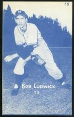 Bob Ludwick [Blue Tint] #38 Baseball Cards 1953 Canadian Exhibits Prices