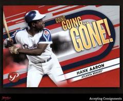 Hank Aaron [Red] Baseball Cards 2023 Topps Pristine Going Gone Prices