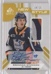 Brennan Othmann [Gold Autograph Patch] #NS-BO Hockey Cards 2021 SP Game Used CHL New Style Prices