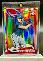 Jackson Holliday [Status Red] #1 Baseball Cards 2022 Panini Elite Extra Edition Prices