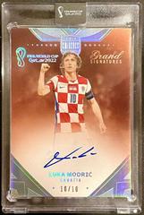 Luka Modric #GS-LMO Soccer Cards 2022 Panini Eminence FIFA World Cup Grand Signatures Prices