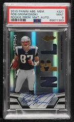 Rob Gronkowski [Rookie Premiere Materials Autograph] #227 Football Cards 2010 Panini Absolute Memorabilia Prices
