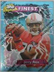 Jerry Rice #185 Football Cards 1995 Topps Finest Boosters Prices