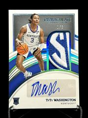 TyTy Washington Jr. [Patch Autograph Conference Logo] #40 Basketball Cards 2022 Panini Immaculate Collection Collegiate Prices