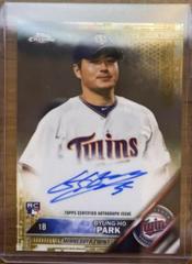 Byung Ho Park [Gold Refractor] Baseball Cards 2016 Topps Chrome Rookie Autographs Prices