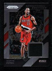 Scottie Pippen Basketball Cards 2018 Panini Prizm Sensational Swatches Prices