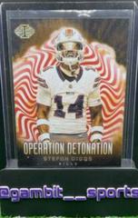Stefon Diggs [Red] #13 Football Cards 2023 Panini Illusions Operation Detonation Prices