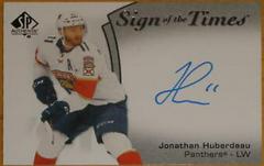 Jonathan Huberdeau Hockey Cards 2021 SP Authentic Sign of the Times Autographs Prices