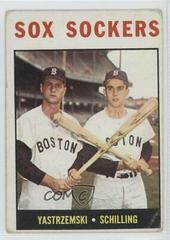 Sox Sockers [Yastrzemski, Schilling] Baseball Cards 1964 Topps Prices
