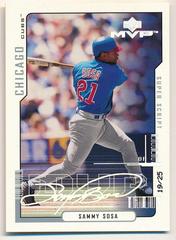 Sammy Sosa [Gold Script] #44 Baseball Cards 2000 Upper Deck MVP Prices
