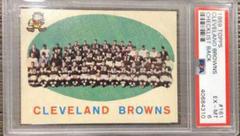 Cleveland Browns [Checklist Back] #161 Football Cards 1959 Topps Prices