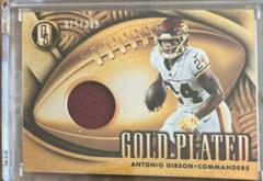 Antonio Gibson Football Cards 2022 Panini Gold Standard Plated Prices