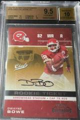 Dwayne Bowe [Autograph] Football Cards 2007 Playoff Contenders Prices