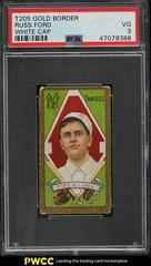 Russ Ford [White Cap] Baseball Cards 1911 T205 Gold Border Prices