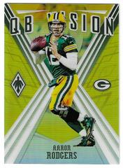 Aaron Rodgers [Yellow] #21 Football Cards 2019 Panini Phoenix QB Vision Prices
