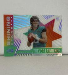 Trevor Lawrence [Emerald] #SS-11 Football Cards 2021 Panini Illusions Shining Stars Prices
