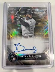 Bryan De La Cruz [Gold] Baseball Cards 2022 Bowman Sterling Rookie Autographs Prices