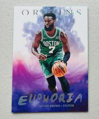 Jaylen Brown #16 Basketball Cards 2022 Panini Origins Euphoria Prices