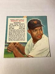 Monte Irvin [Hand Cut Without Tab] #5 Baseball Cards 1954 Red Man Tobacco Prices