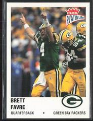 Brett Favre [Finish] Football Cards 2003 Fleer Platinum Prices