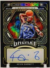 Kevin Garnett [Yellow] #GA-KGA Basketball Cards 2021 Panini Obsidian Galaxy Autographs Prices