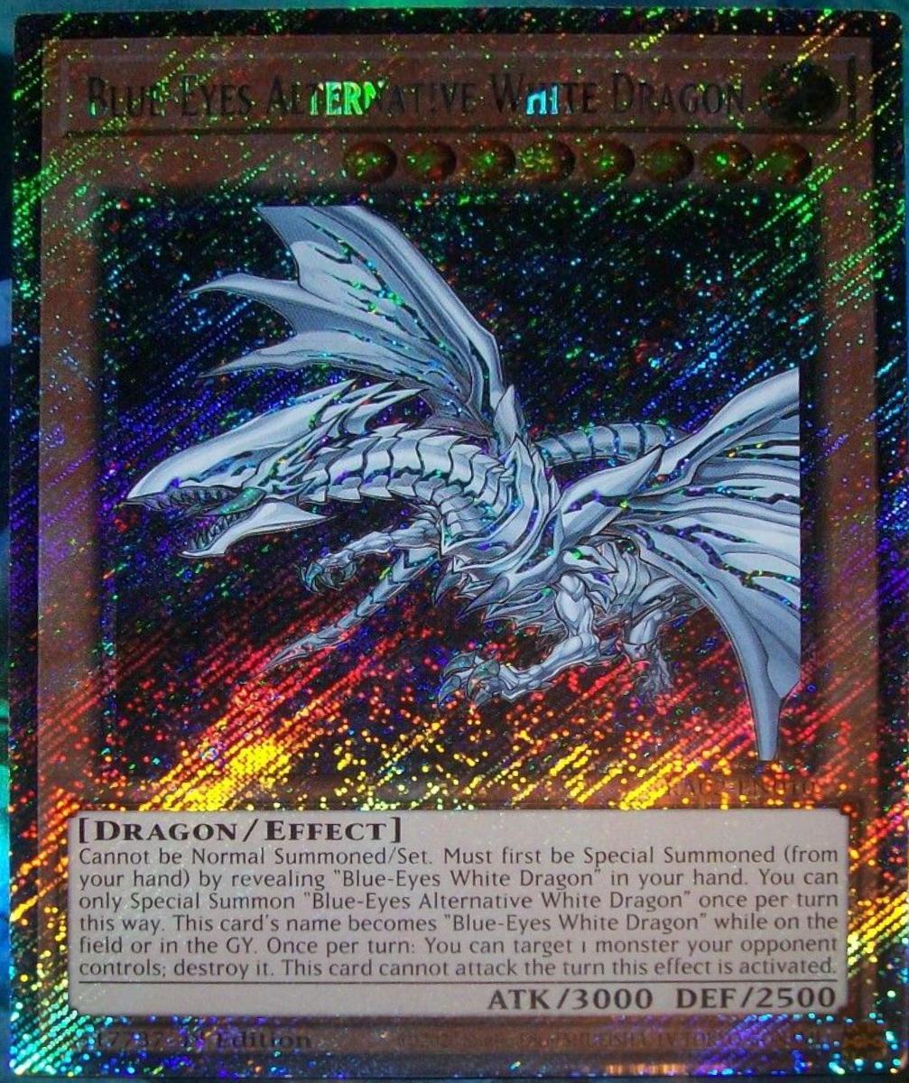 Blue-Eyes Alternative White Dragon [Platinum Secret Rare] RA02-EN010 YuGiOh 25th Anniversary Rarity Collection II