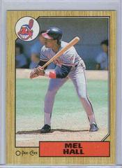 Mel Hall #51 Baseball Cards 1987 O Pee Chee Prices