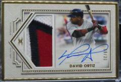 David Ortiz #FAC-DO Baseball Cards 2022 Topps Definitive Framed Autograph Patch Collection Prices
