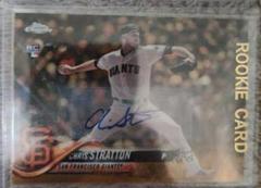 Chris Stratton [Gold Refractor] Baseball Cards 2018 Topps Chrome Update Autographs Prices