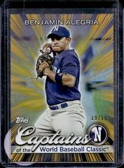 Benjamin Alegria [Gold Rainbow] #CC-16 Baseball Cards 2023 Topps World Captains of the Classic Prices