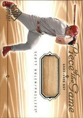 Scott Rolen Baseball Cards 2001 SP Game Bat Piece of the Game Prices