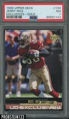 Jerry Rice [Exclusives Silver] #190 Football Cards 1999 Upper Deck Prices