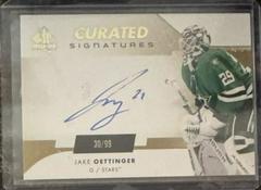 Jake Oettinger #SPC-JO Hockey Cards 2022 SP Authentic Curated Signatures Prices