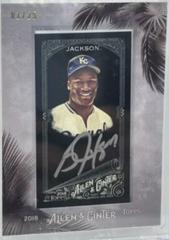 Bo Jackson [Black] #MA-BJ Baseball Cards 2018 Topps Allen & Ginter Framed Mini Autographs Prices