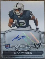 Jacoby Ford #BSAJF Football Cards 2010 Bowman Sterling Autographs Prices