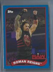 Roman Reigns [Blue] #63 Wrestling Cards 2018 Topps WWE Heritage Prices