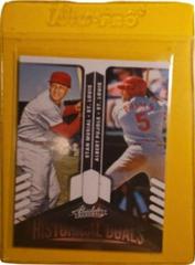Albert Pujols, Stan Musial [Retail Lava] Baseball Cards 2022 Panini Absolute Historical Duals Prices