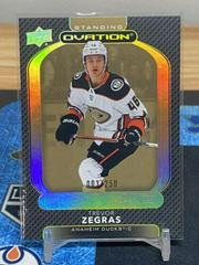 Trevor Zegras [Standing Ovation Gold Spectrum] #106 Hockey Cards 2021 Upper Deck Ovation Prices