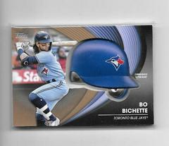 Bo Bichette [Gold] #BH-BB Baseball Cards 2022 Topps Batting Helmet Relic Prices