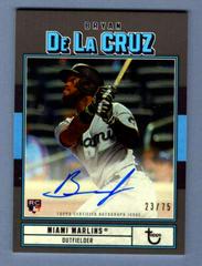 Bryan De La Cruz [Black] Baseball Cards 2022 Topps Brooklyn Collection Autographs Prices