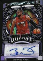 Dwyane Wade [Purple] Basketball Cards 2021 Panini Obsidian Galaxy Autographs Prices