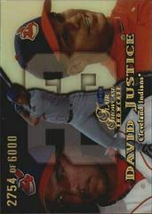 David Justice [Row 1] #111 Baseball Cards 1999 Flair Showcase Prices