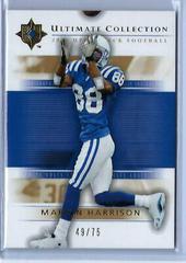 Marvin Harrison [Gold] #28 Football Cards 2004 Upper Deck Ultimate Collection Prices