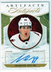 Martin Necas #AF-MN Hockey Cards 2022 Upper Deck Artifacts Auto Facts Prices