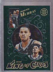 Dejounte Murray [Emerald] #21 Basketball Cards 2021 Panini Illusions King of Cards Prices