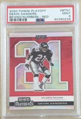 Deion Sanders [Red] #BTN-1 Football Cards 2020 Panini Playoff Behind the Numbers Prices