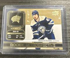 Marcus Bjork [Gold] Hockey Cards 2023 Upper Deck Rookie Retrospective Prices