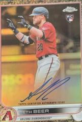 Seth Beer #GEA-SBE Baseball Cards 2022 Topps Gilded Collection Chrome Gold Etch Autographs Prices